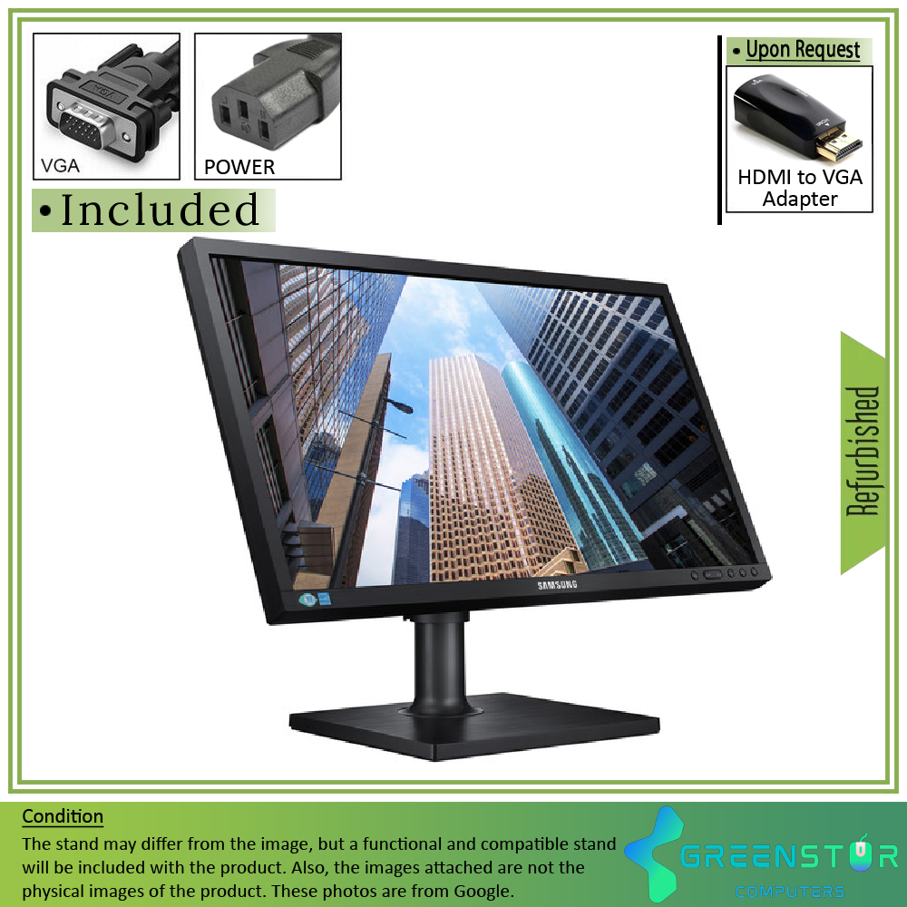 Refurbished(Good) - Samsung SE650 Series S22E650D 21.5" Widescreen 1920x1080 FHD  LED Backlight LCD PLS Panel Monitor | VGA, DVI, DisplayPort