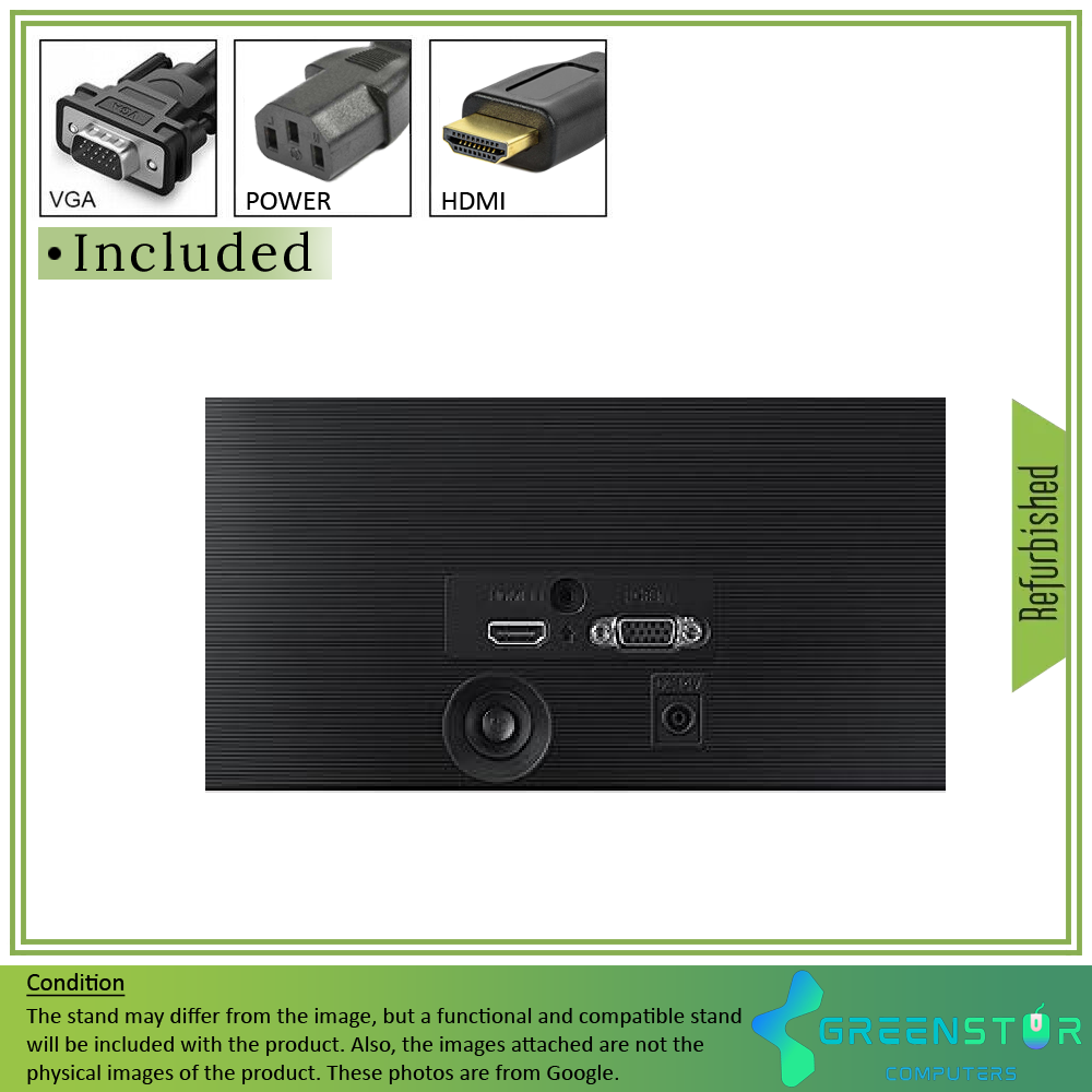 Refurbished(Good) - Samsung S24F354FHN 24"Widescreen 1920x1080 Full HD LED Backlight PLS Monitor | VGA D-Sub, HDMI