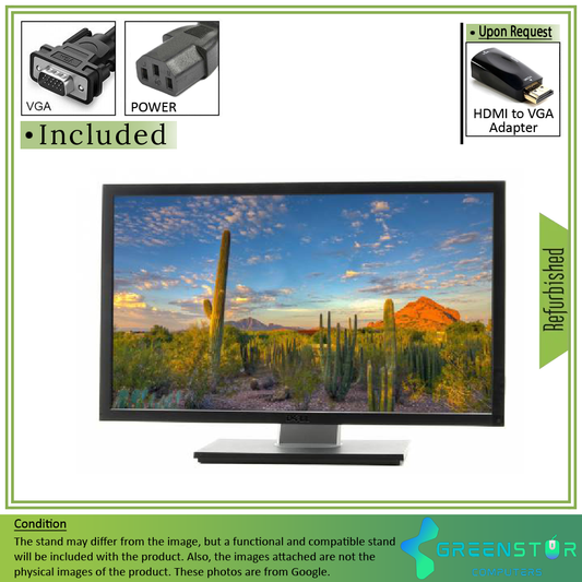 Refurbished(Good) - Dell Ultrasharp U2311H 23"Widescreen 1920x1080 FHD CCFL Backlight IPS LCD Monitor |  VGA, DVI, DisplayPort