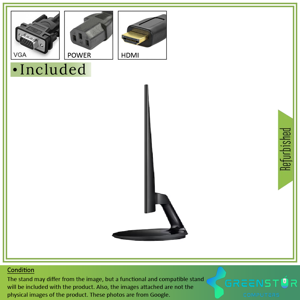 Refurbished(Good) - Samsung S27F350FH 27'' Widescreen 1920x1080 Full HD LED Backlight PLS Monitor : VGA D Sub | HDMI