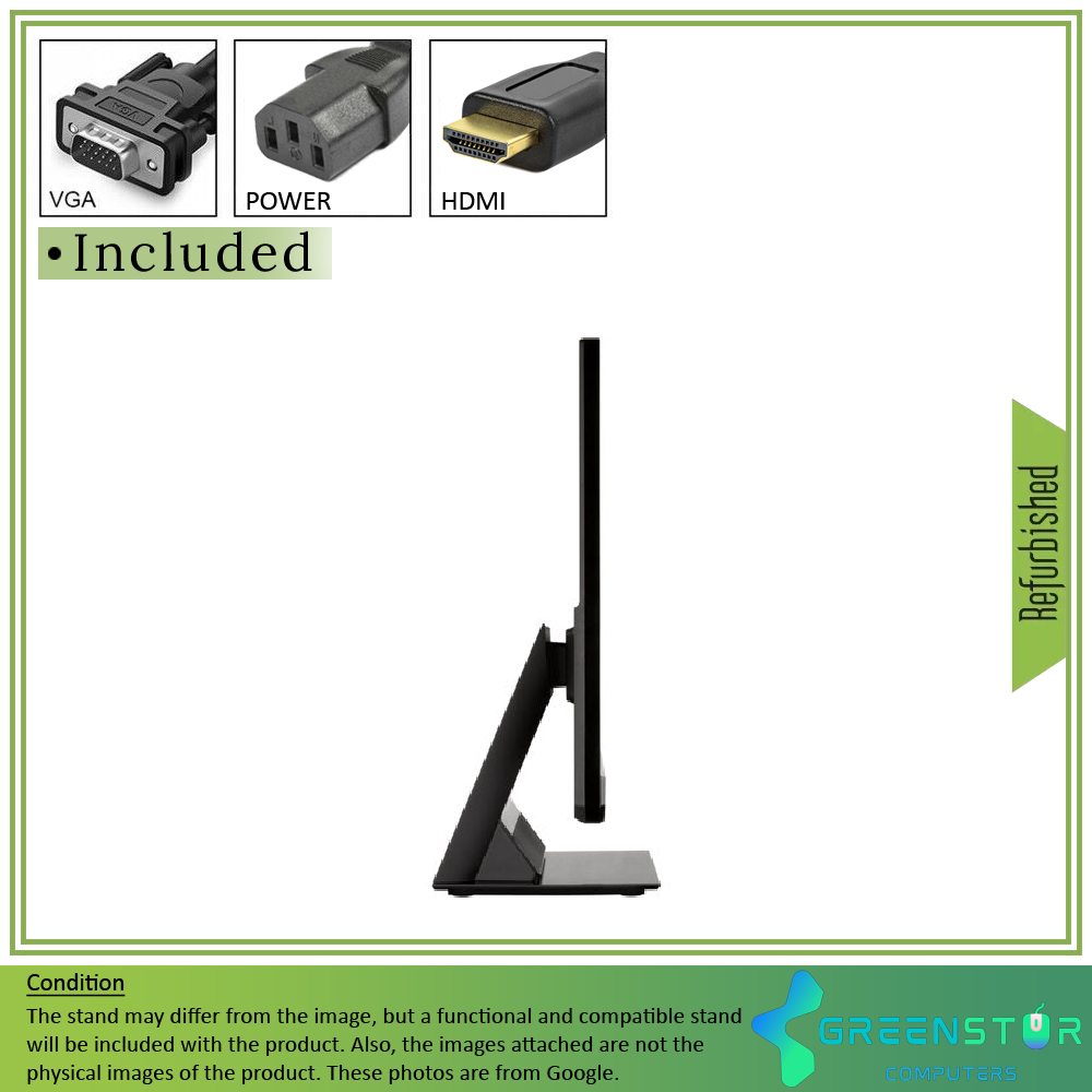 Refurbished(Good) - Viewsonic VX2370SMH-LED 23"Widescreen 1920x1080 LED Backlight AH-IPS Panel Monitor | VGA D-Sub, DVI- D, HDMI 1.4