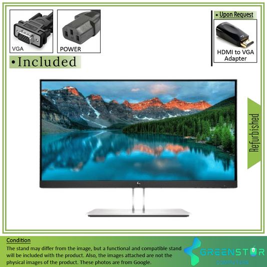 Refurbished(Good) - HP E22 G4 21.5" Widescreen 1920x1080 Full HD LED Backlight IPS LCD Monitor : VGA | HDMI | Displayport