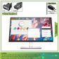Refurbished(Good) - HP E22 G4 21.5" Widescreen 1920x1080 Full HD LED Backlight IPS LCD Monitor : VGA | HDMI | Displayport