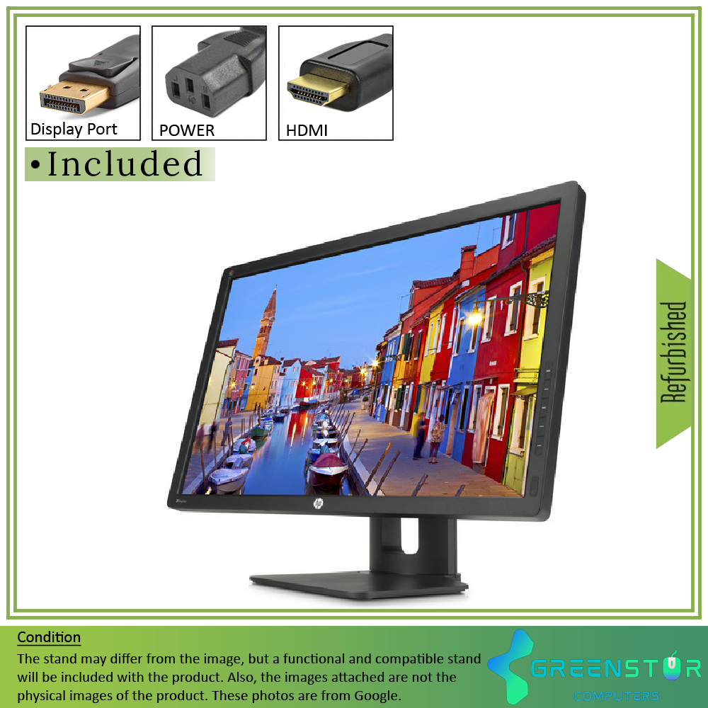 Refurbished(Good) - HP DreamColor Z24x G2 24" Widescreen 1920x1200 LED backlight IPS LCD Monitor : DVI- D |  DisplayPort |  HDMI