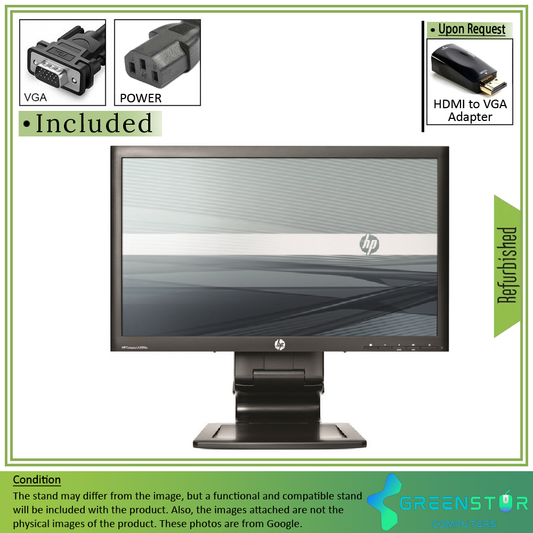 Refurbished (Good) - HP Compaq LA2306x 23" Widescreen 1920x1080 WLED-Backlight LCD TN Monitor | VGA, DVI, and DisplayPort