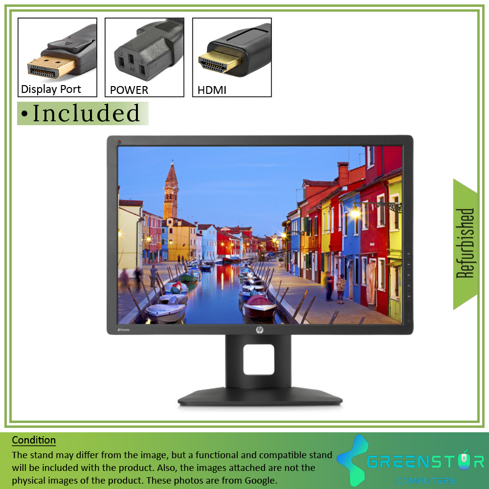 Refurbished(Good) - HP DreamColor Z24x G2 24" Widescreen 1920x1200 LED backlight IPS LCD Monitor : DVI- D |  DisplayPort |  HDMI