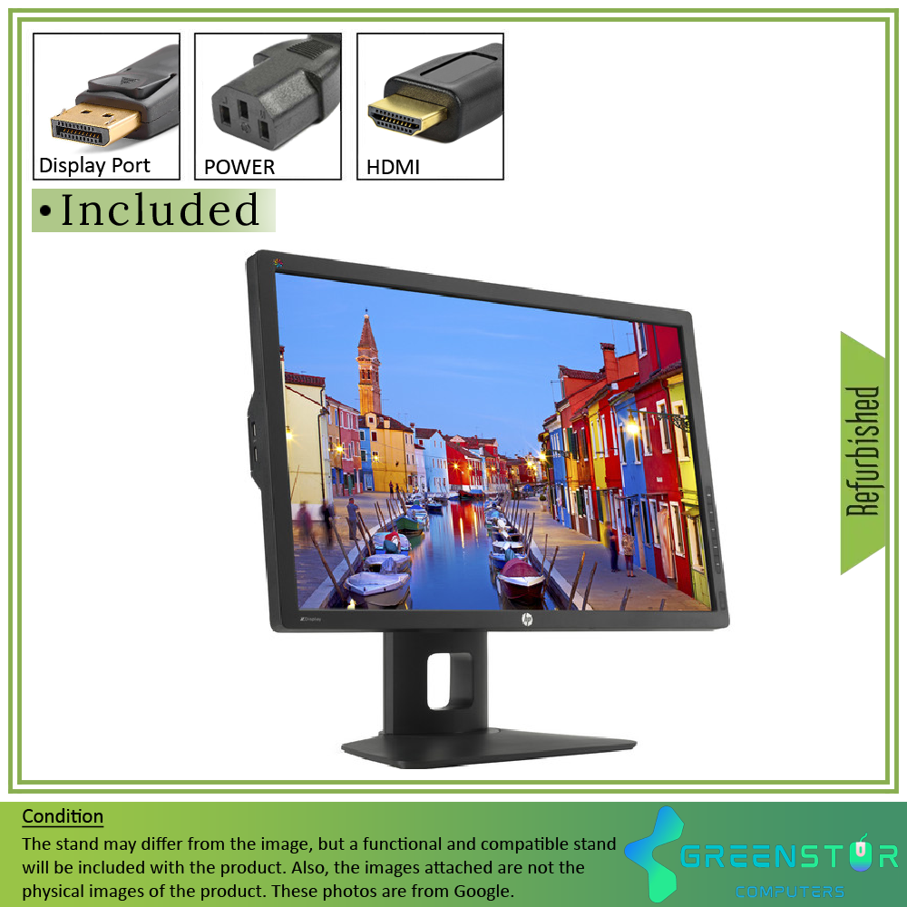 Refurbished(Good) - HP DreamColor Z24x G2 24" Widescreen 1920x1200 LED backlight IPS LCD Monitor : DVI- D |  DisplayPort |  HDMI