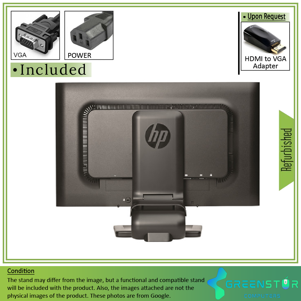 Refurbished (Good) - HP Compaq LA2306x 23" Widescreen 1920x1080 WLED-Backlight LCD TN Monitor | VGA, DVI, and DisplayPort