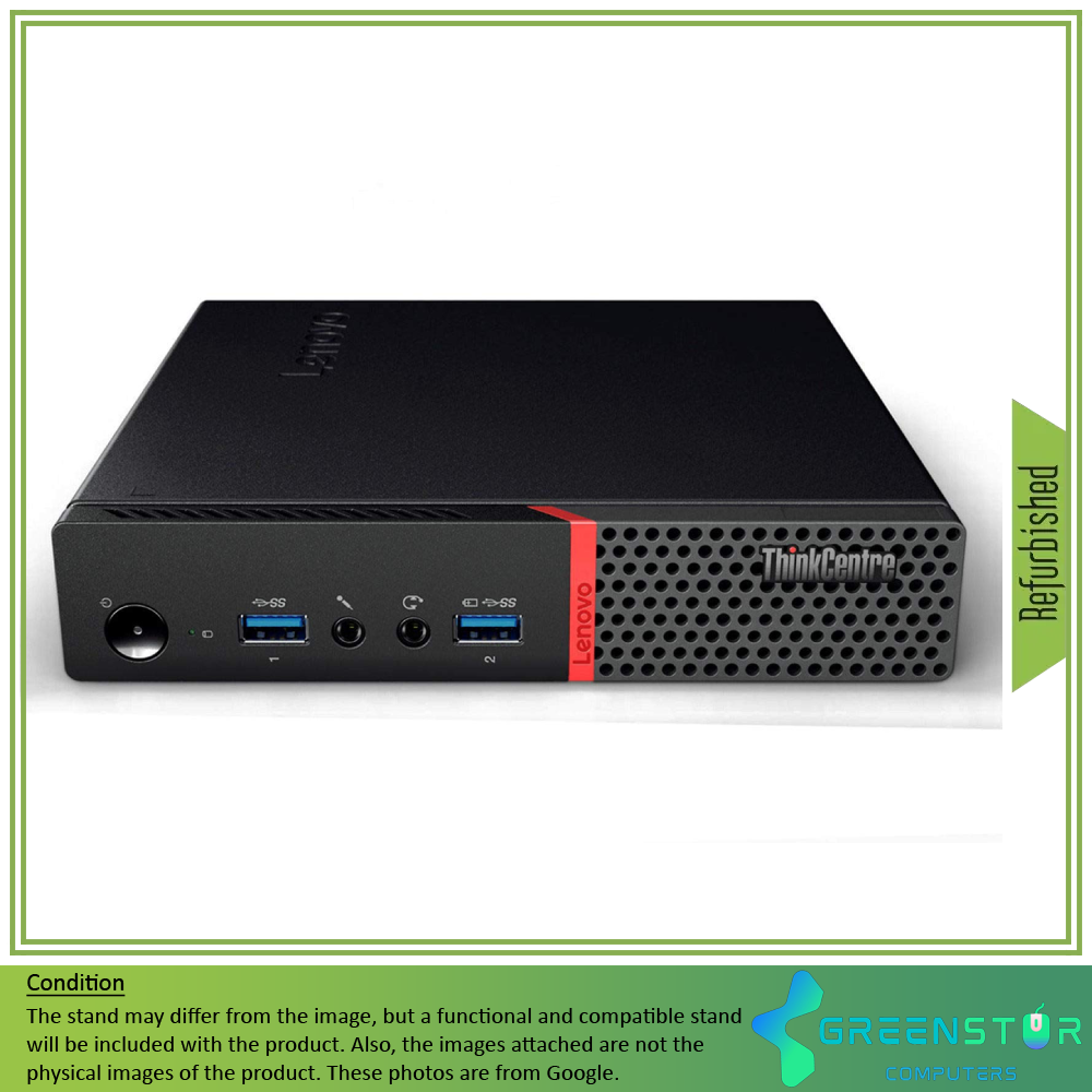 Refurbished (Good) - Lenovo ThinkCentre M900 Mini High-Performance  Tiny Desktop Computer PC | Intel Core i5 6500T upto 3.10 GHz | 8GB DDR4 RAM | No Hard drive | Windows 10 Pro