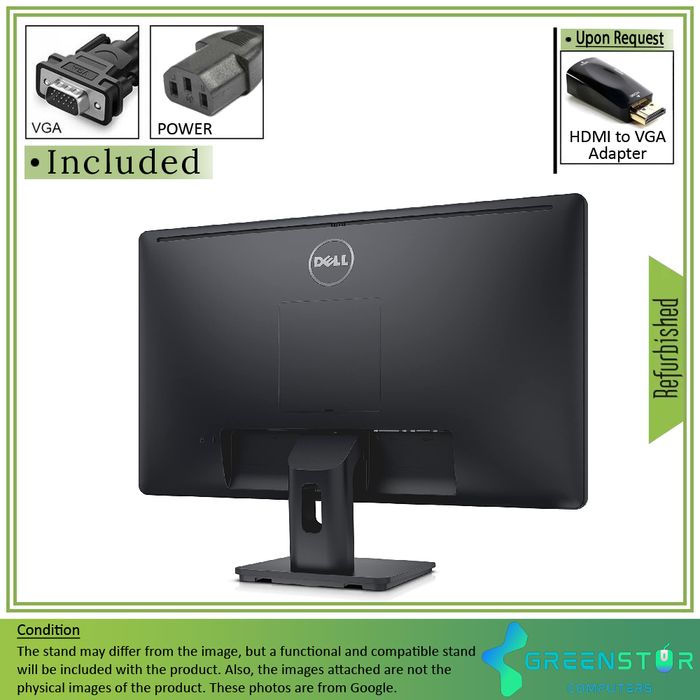 Refurbished(Good) - Dell E Series E2214H 21.5"  Widescreen 1920x1080 LED Backlight LCD TN Monitor | VGA, DVI