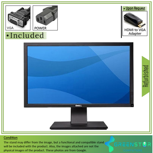 Refurbished(Good) -DELL P2211HB 21.5" Widescreen 1920x1080 FHD LED Backlit LCD TN Monitor