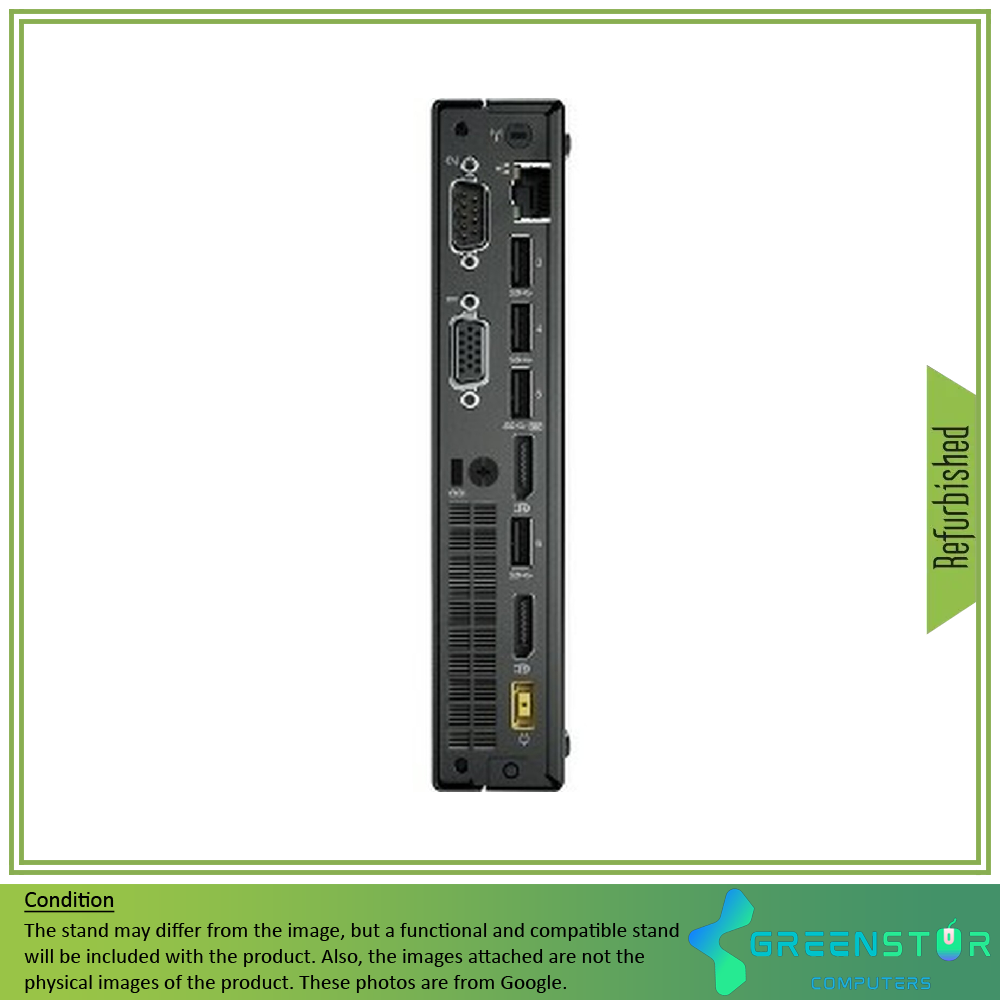 Refurbished(Good) - Lenovo Think Centre M710Q Micro Desktop Computer | Core i5-7500T | 8GB DDR4 | 256GB SSD | Win10