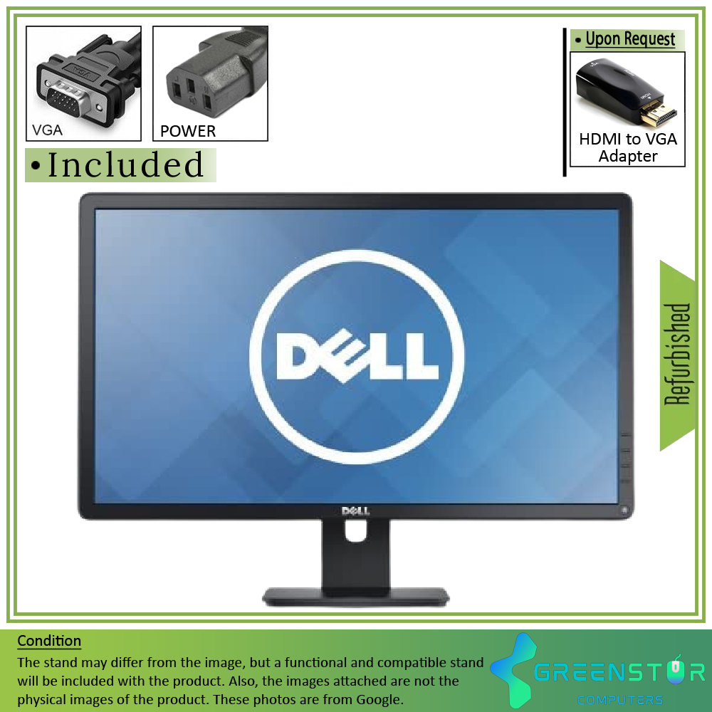 Refurbished(Good) - Dell E Series E2214H 21.5"  Widescreen 1920x1080 LED Backlight LCD TN Monitor | VGA, DVI