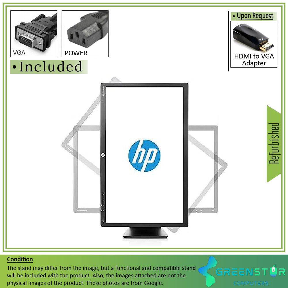 Refurbished(Good) - HP EliteDisplay E231 23" Widescreen 1920x1080 FHD LED Backlight LCD TN Monitor | VGA, DVI, DisplayPort