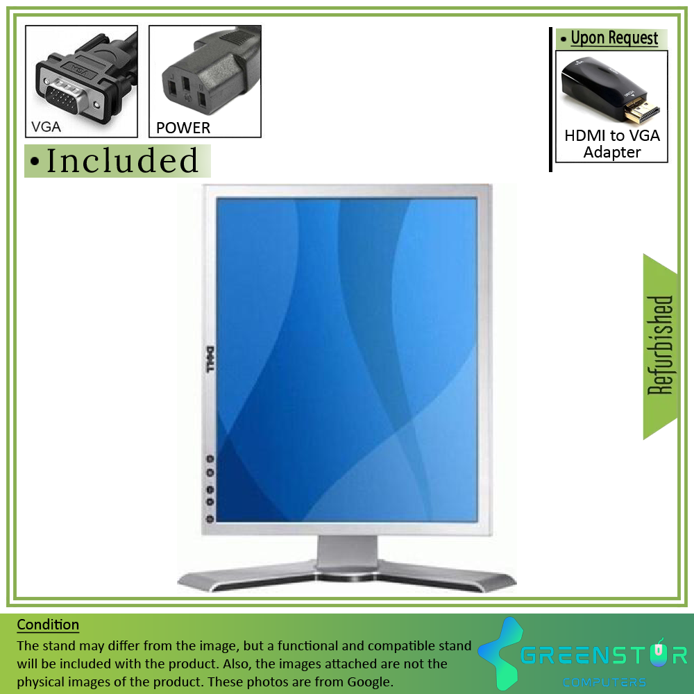 Refurbished(Good) - Dell UltraSharp 1908FP 19" Squre1280x1024 HD+ LCD TN Flat Panel Monitor | VGA D, DVI