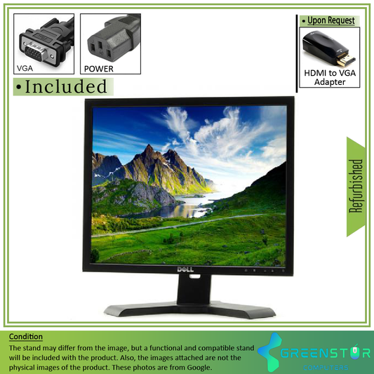 Refurbished(Good) - Dell Professional P190S 19" Squre 1280x1024 HD+ LCD TN Flat Panel Monitor | VGA, DVI