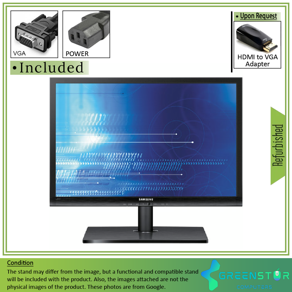 Refurbished(Good) - SAMSUNG S22A650S 21.5" Widescreen 1920X1080 LED Backlight LCD Monitor