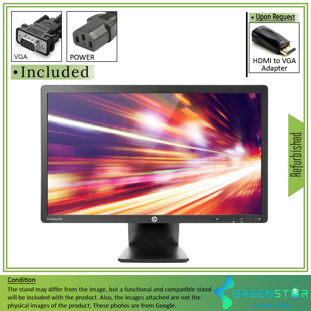 Refurbished(Good) - HP EliteDisplay E231 23" Widescreen 1920x1080 FHD LED Backlight LCD TN Monitor | VGA, DVI, DisplayPort