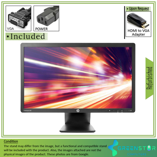 Refurbished(Good) - HP EliteDisplay E231 23" Widescreen 1920x1080 FHD LED Backlight LCD Monitor | DisplayPort, DVI-D, VGA