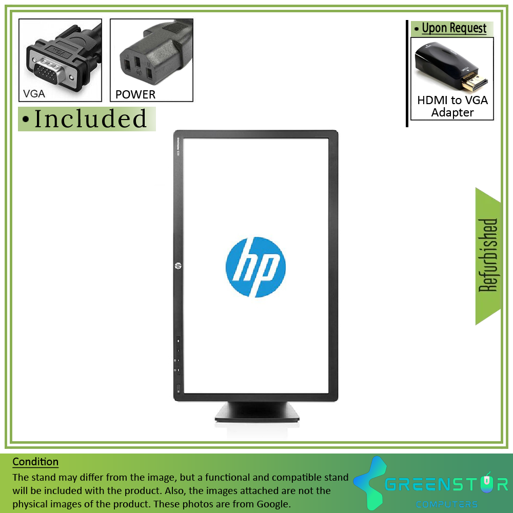 Refurbished(Good) - HP EliteDisplay E231 23" Widescreen 1920x1080 FHD LED Backlight LCD TN Monitor | VGA, DVI, DisplayPort