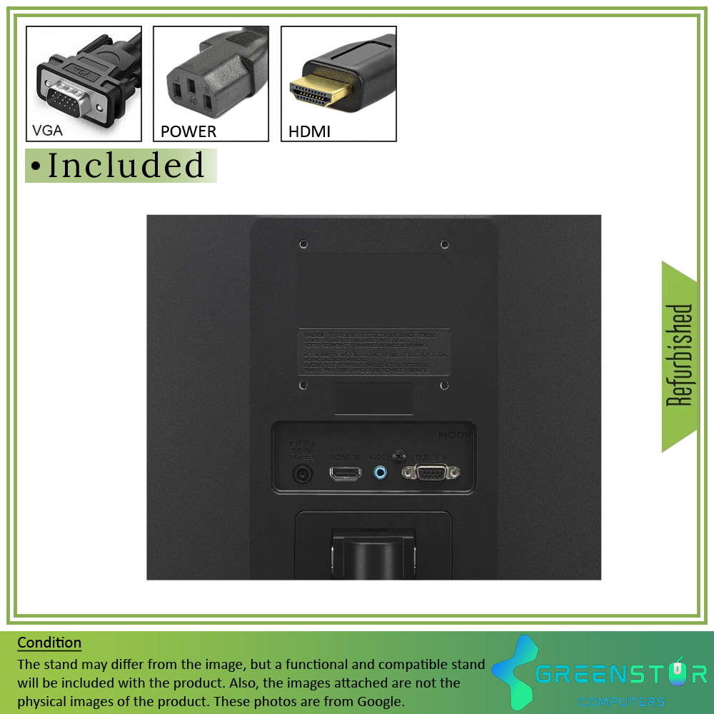 Refurbished(Good) - LG 24BK430H-B 24" Widescreen 1920x1080 LED Backlight IPS LCD Monitor | VGA D Sub, HDMI