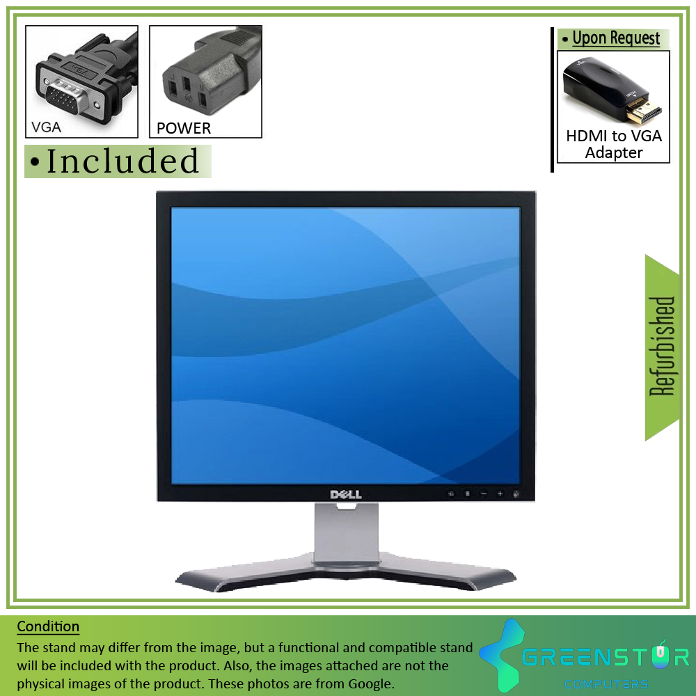 Refurbished(Good) - Dell UltraSharp 1908FP 19" Squre1280x1024 HD+ LCD TN Flat Panel Monitor | VGA D, DVI