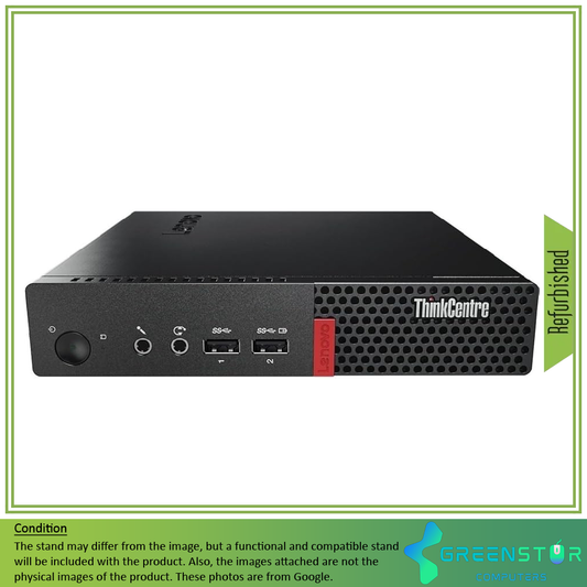 Refurbished(Good) - Lenovo Think Centre M710Q Micro Desktop Computer | Core i5-7500T | 8GB DDR4 | 256GB SSD | Win10