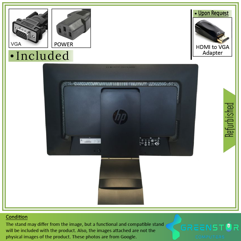 Refurbished(Good) - HP EliteDisplay E231 23" Widescreen 1920x1080 FHD LED Backlight LCD TN Monitor | VGA, DVI, DisplayPort