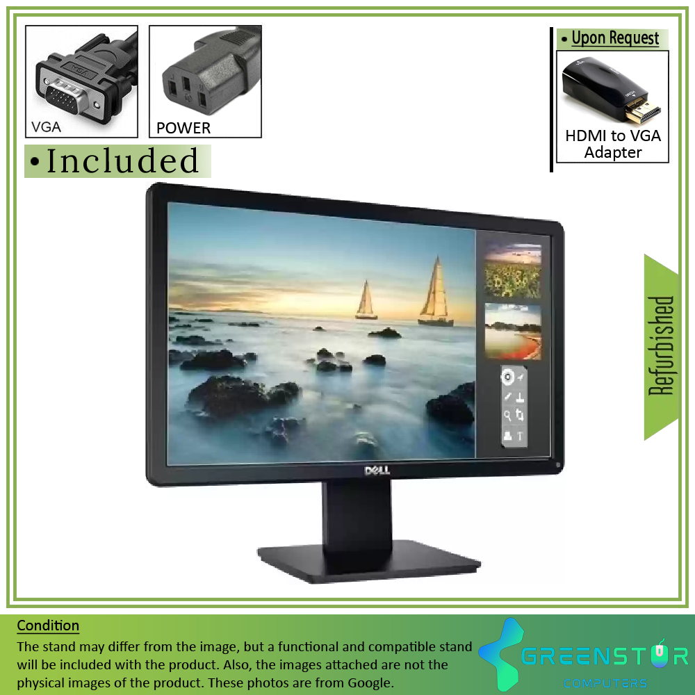 Refurbished(Good) - Dell E2014HC 19.5" WideScreen 1600x900 HD+ LCD Flat Panel Monitor