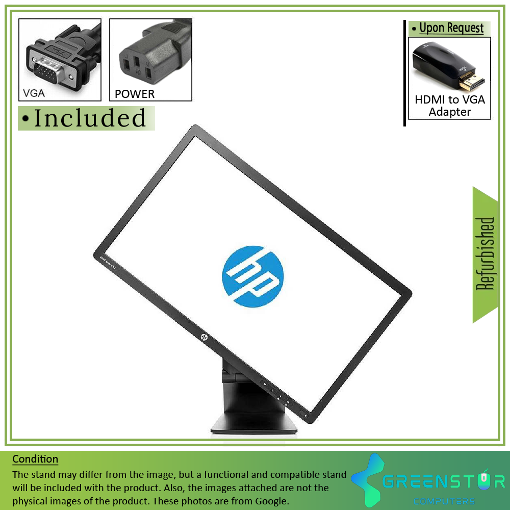 Refurbished(Good) - HP EliteDisplay E231 23" Widescreen 1920x1080 FHD LED Backlight LCD TN Monitor | VGA, DVI, DisplayPort