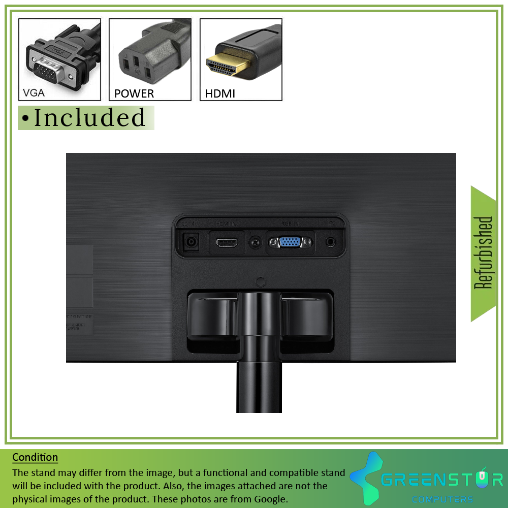 Refurbished(Good) - Samsung S24C350HL 23" Widescreen 1920x1080 LED Backlight IPS LCD Monitor | VGA D-Sub, HDMI