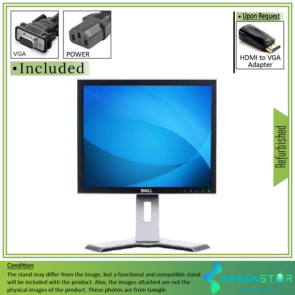 Refurbished(Good) - Dell UltraSharp 1908FP 19" Squre1280x1024 HD+ LCD TN Flat Panel Monitor | VGA, DVI