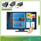 Refurbished(Good) - Planar Helium PCT2435 TouchScreen 24" Widescreen 1920x1080 FHD LED Backlight IPS LCD Monitor  |  VGA D-Sub, HDMI, Displayport
