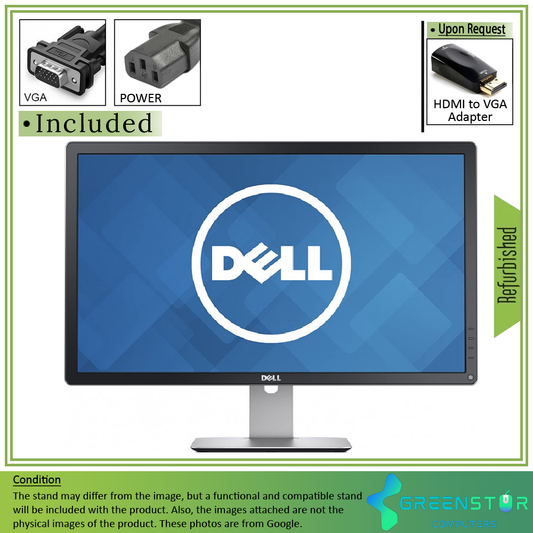 Refurbished(Good) - DELL P2714HC 27" Widescreen 1920x1080 FHD LED Backlight LCD IPS Flat Panel Monitor | VGA, DVI, DisplayPort