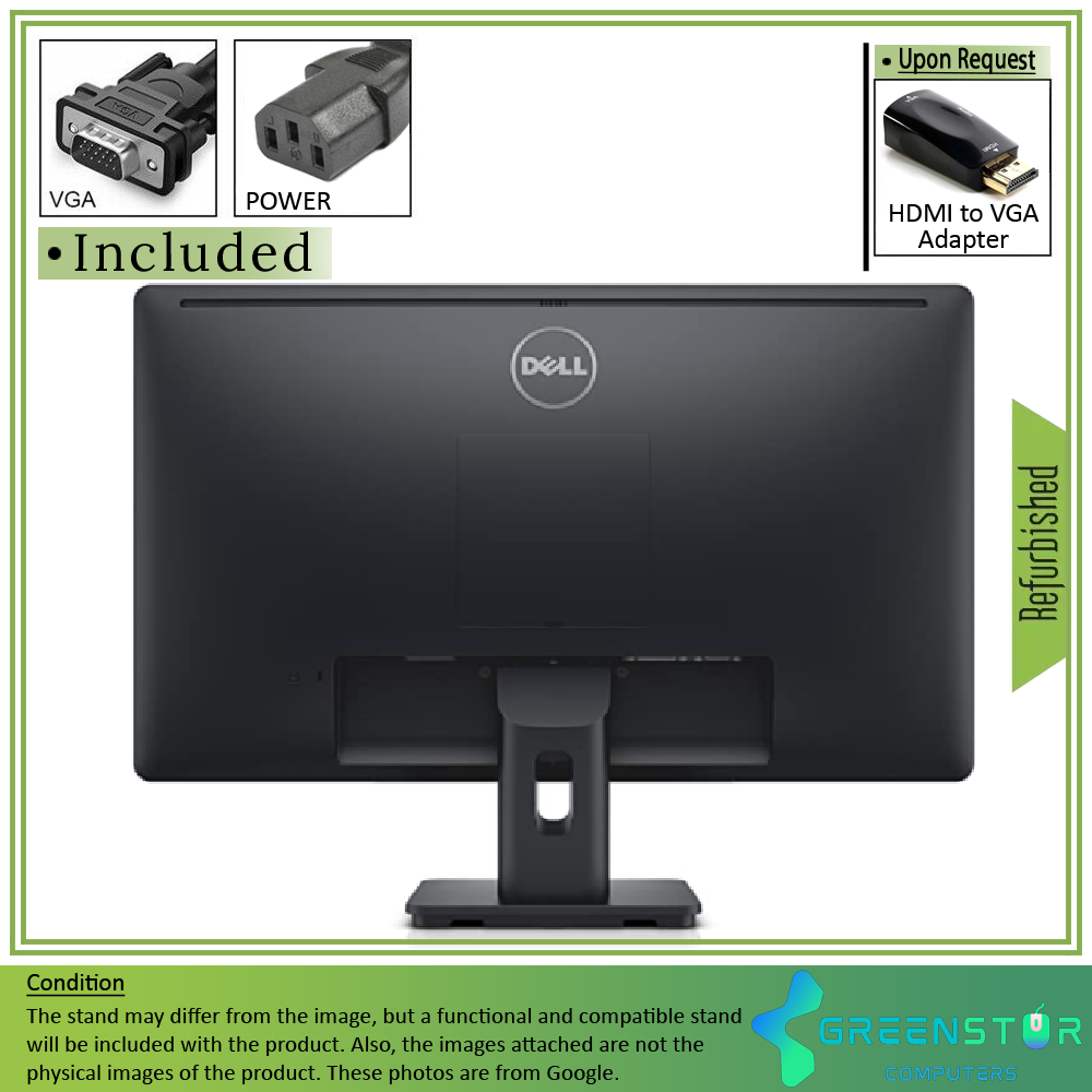 Refurbished(Good) - Dell E Series E2214H 21.5"  Widescreen 1920x1080 LED Backlight LCD TN Monitor | VGA, DVI