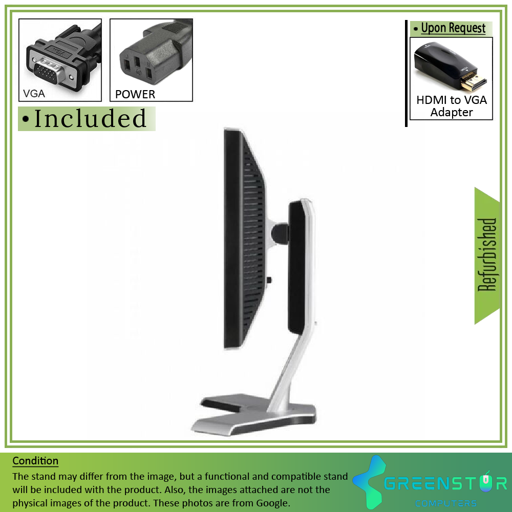 Refurbished(Good) - Dell UltraSharp 1908FP 19" Squre1280x1024 HD+ LCD TN Flat Panel Monitor | VGA D, DVI