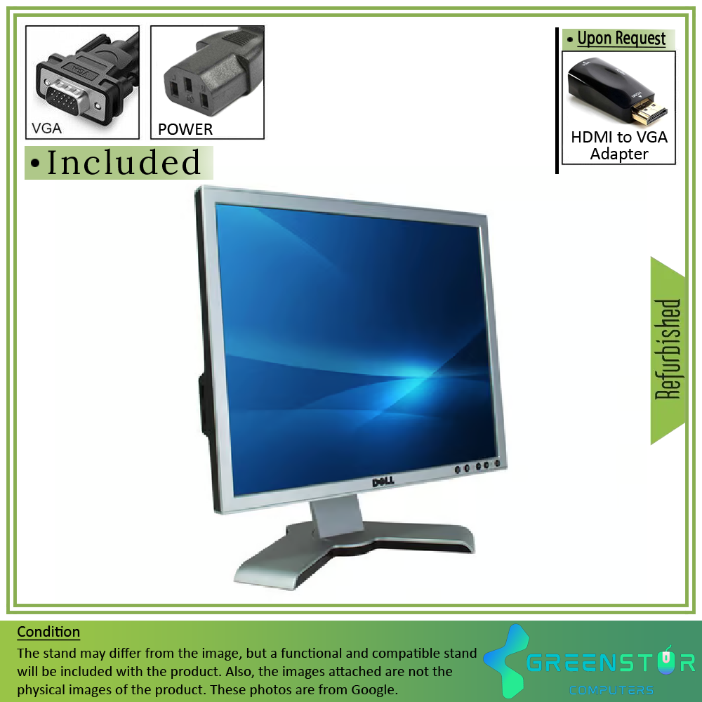 Refurbished(Good) - Dell UltraSharp 1908FP 19" Squre1280x1024 HD+ LCD TN Flat Panel Monitor | VGA D, DVI