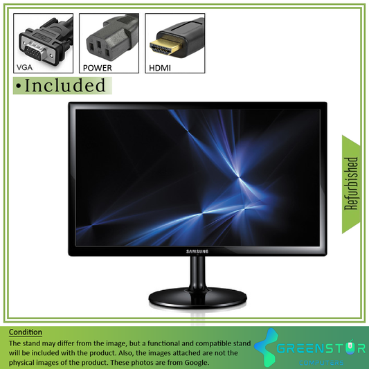 Refurbished(Good) - Samsung S24C350HL 23" Widescreen 1920x1080 LED Backlight IPS LCD Monitor | VGA D-Sub, HDMI