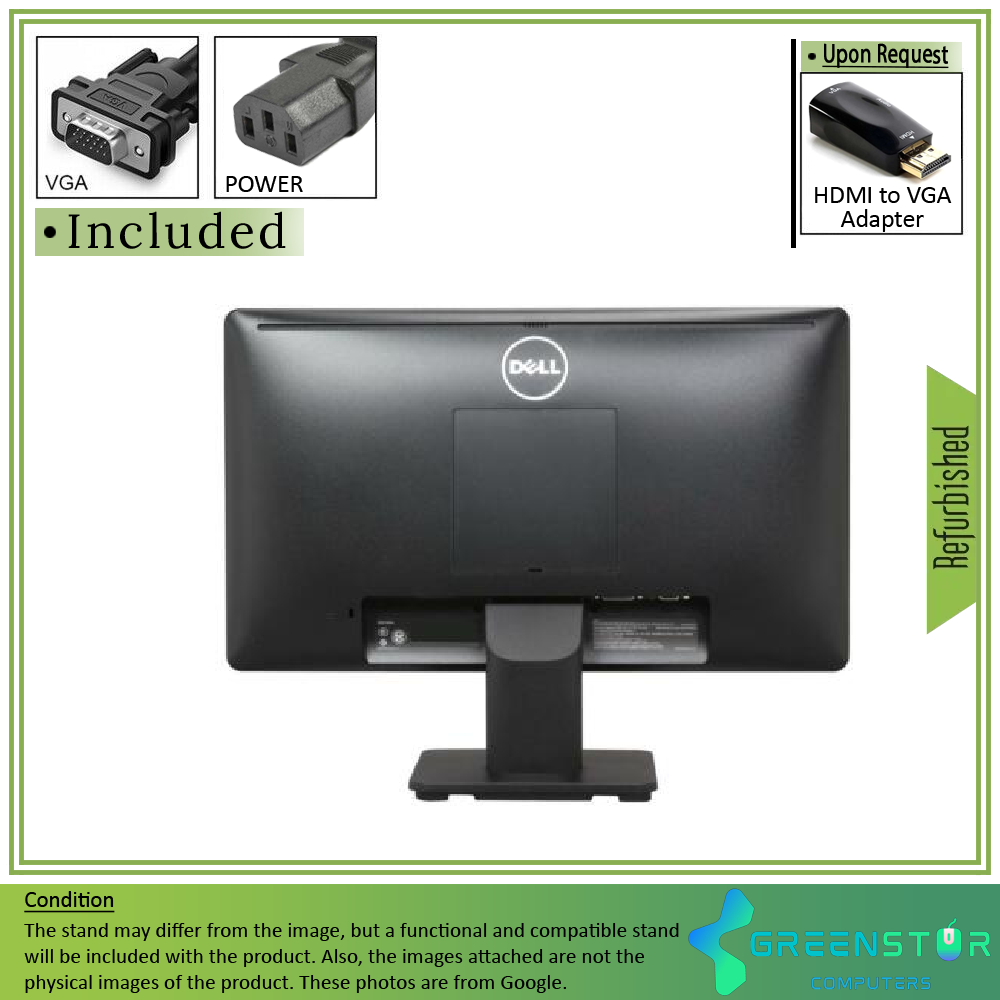 Refurbished(Good) - Dell E2014HC 19.5" WideScreen 1600x900 HD+ LCD Flat Panel Monitor