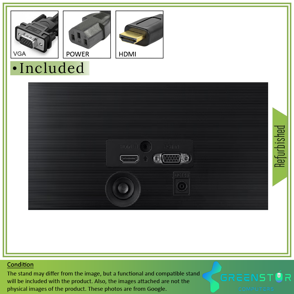 Refurbished(Good) - Samsung S27F350FH 27'' Widescreen 1920x1080 Full HD LED Backlight PLS Monitor : VGA D Sub | HDMI