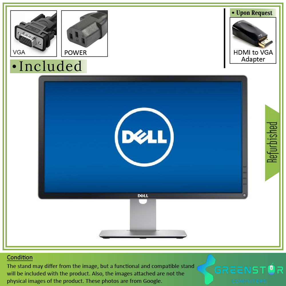 Refurbished(Good)/ B Grade - Dell P2314H 23" Widescreen 1920x1080 FHD LED Backlight IPS LCD Monitor | VGA, DisplayPort, DVI-D