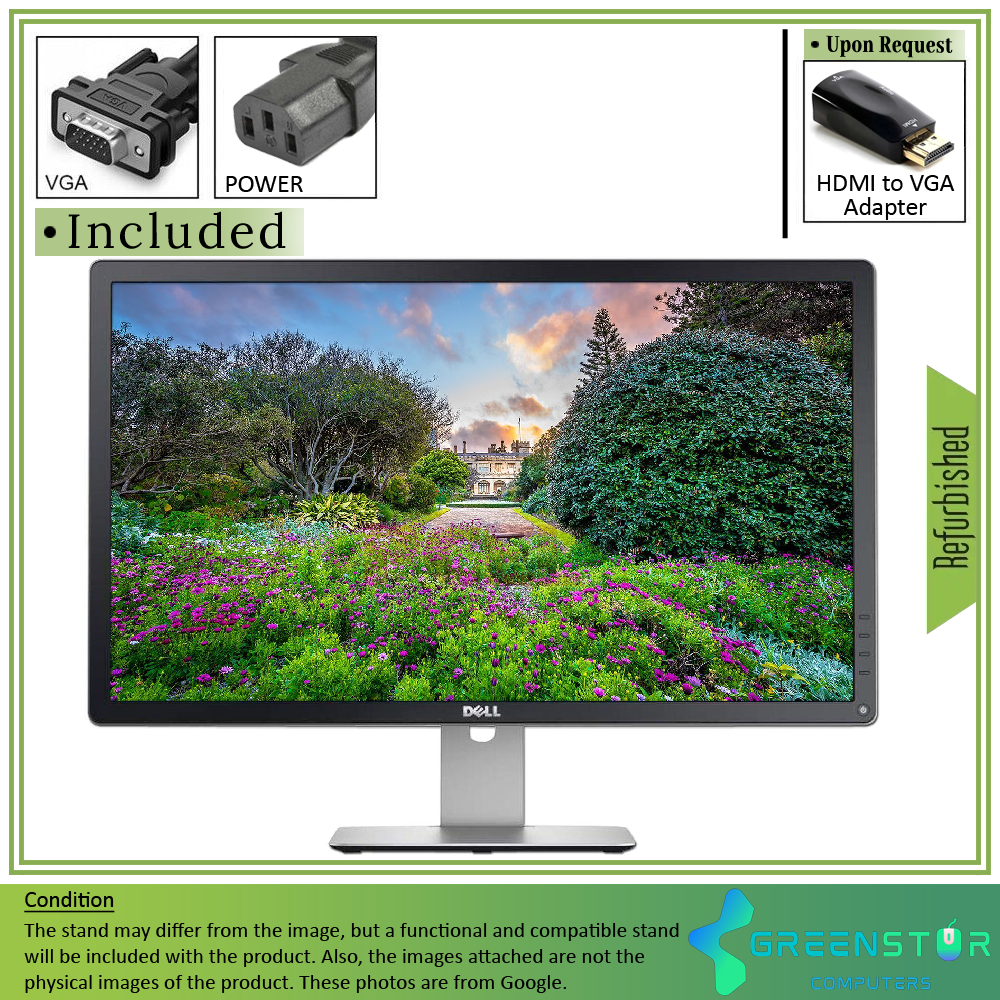 Refurbished(Good)/ B Grade - Dell P2314H 23" Widescreen 1920x1080 FHD LED Backlight IPS LCD Monitor | VGA, DisplayPort, DVI-D