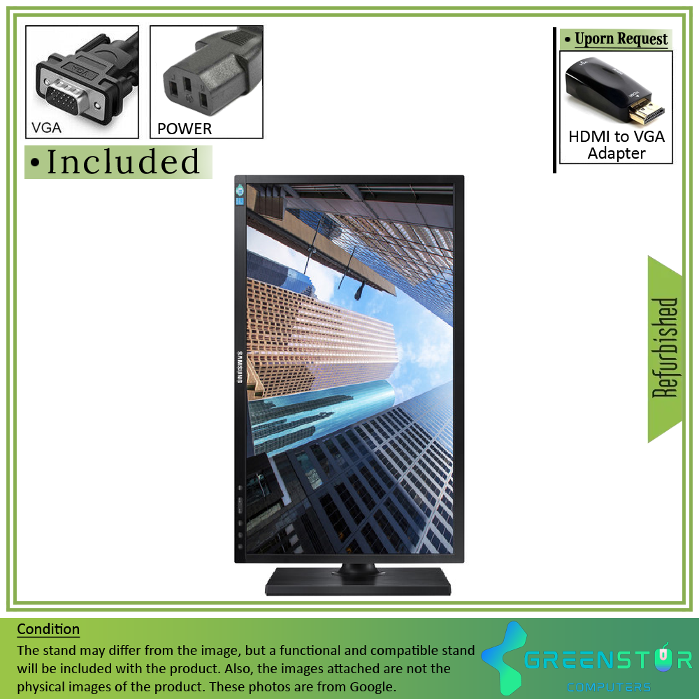 Refurbished(Good) - Samsung SE650 Series S22E650D 21.5" Widescreen 1920x1080 FHD  LED Backlight LCD PLS Panel Monitor | VGA, DVI, DisplayPort