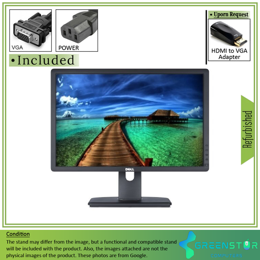 Refurbished(Good) - Dell E-Series E2213 22" 1680x1050 HD Widescreen LED Backlit Flat Panel LCD Monitor