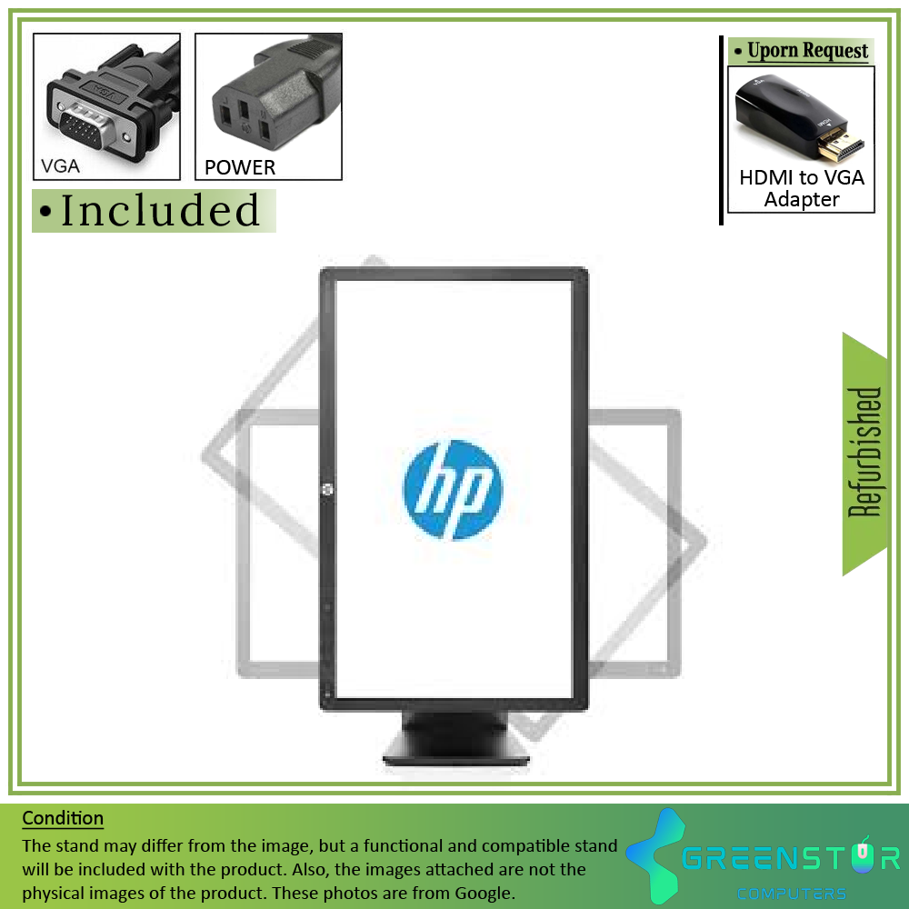 Refurbished(Good) - HP EliteDisplay E221 21.5" Widescreen 1920x1080 FHD LED Backlit LCD Monitor