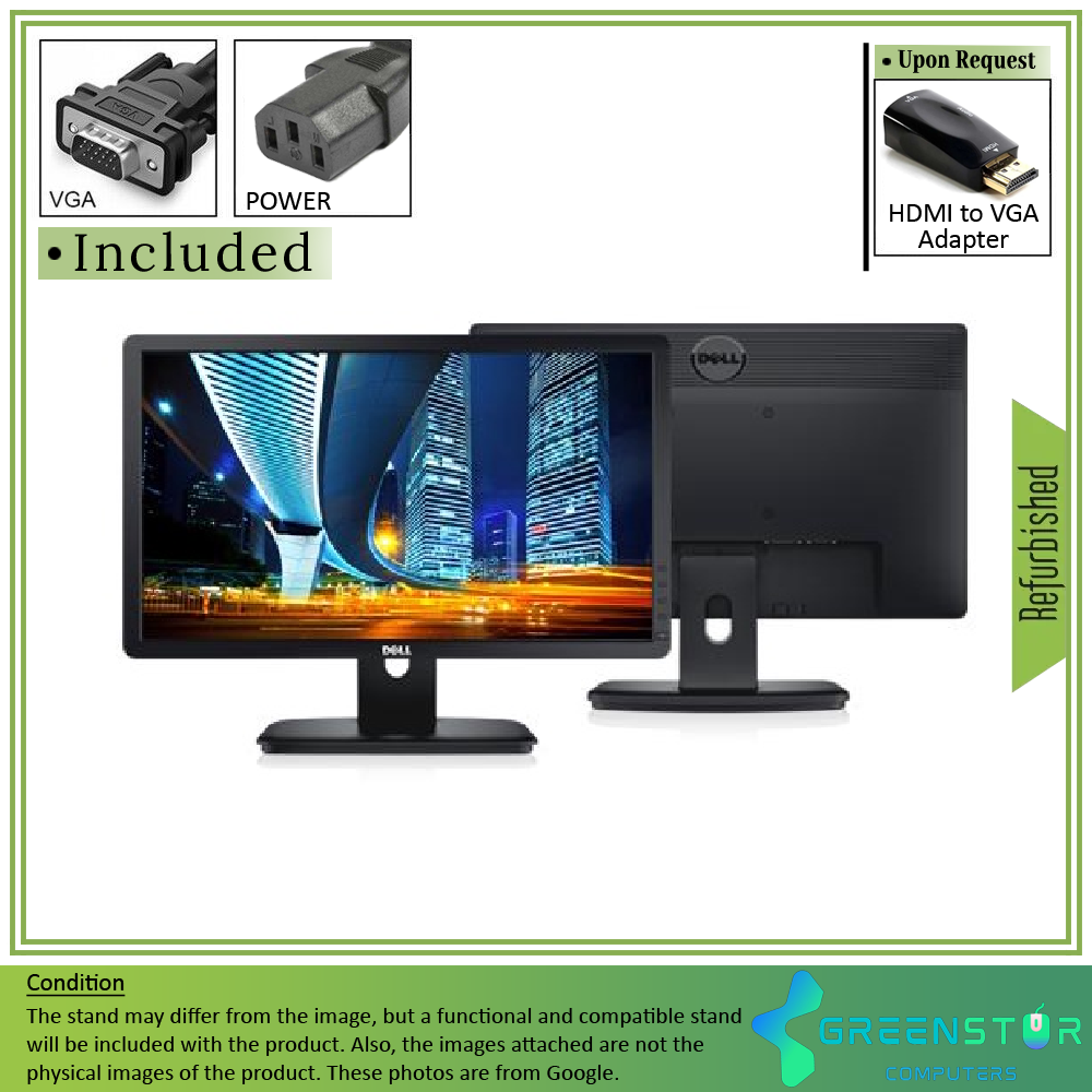 Refurbished(Good)/ B Grade- Dell E-Series E2213Hb 22" 1920x1080 FHD Widescreen LED Backlight LCD TN Monitor |  VGA, DVI