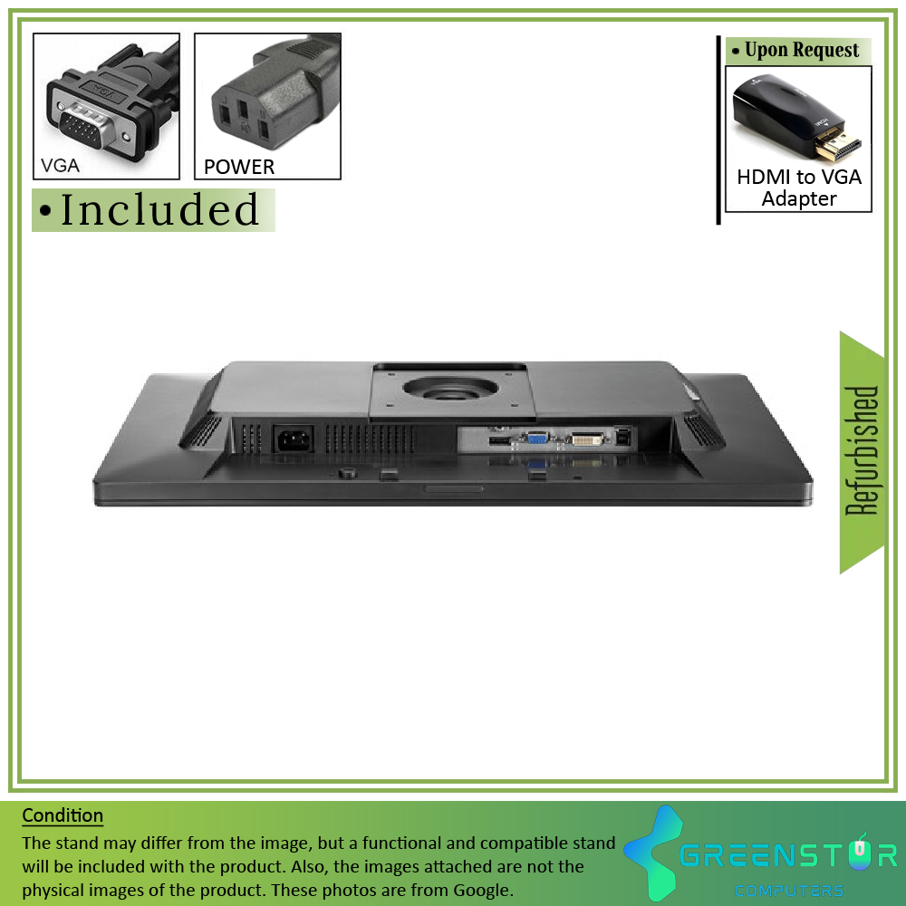 Refurbished(Good) - HP EliteDisplay E231i 23" Widescreen 1920x1080 FHD LED Backlight LCD IPS Monitor | VGA D, DVI-D,  DisplayPort