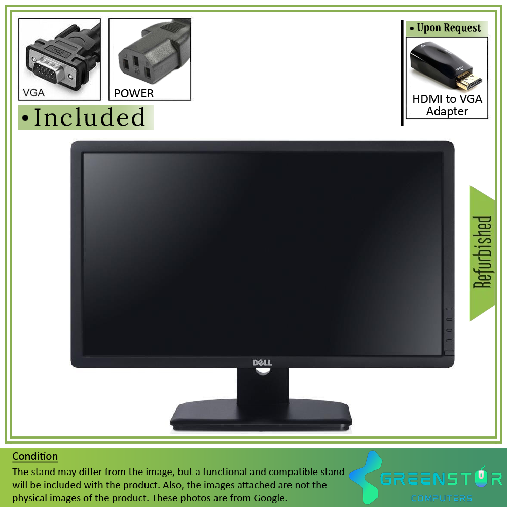 Refurbished(Good)/ B Grade- Dell E-Series E2213Hb 22" 1920x1080 FHD Widescreen LED Backlight LCD TN Monitor |  VGA, DVI