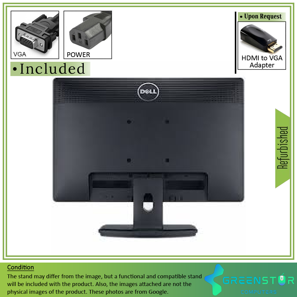 Refurbished(Good)/ B Grade- Dell E-Series E2213Hb 22" 1920x1080 FHD Widescreen LED Backlight LCD TN Monitor |  VGA, DVI