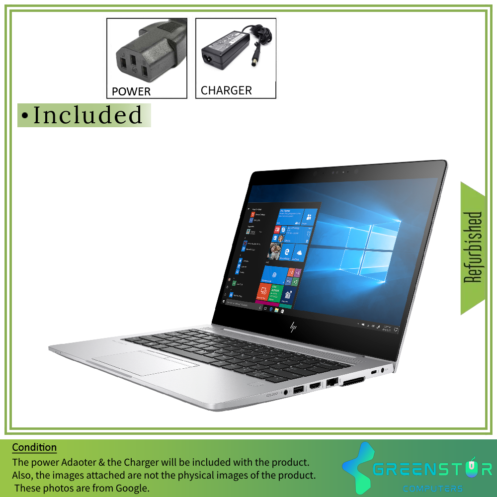 Refurbished(Good) - HP EliteBook Touch Screen 830 G5 13.3'' 1920x1080 Full HD LED Backlight IPS Notebook | i5 8250U | 8GB RAM | 256GB SSD | Win11PRO
